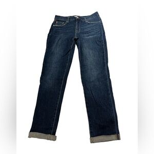 Hudson Natalie Midrise Slim Boyfriend Crop Jeans